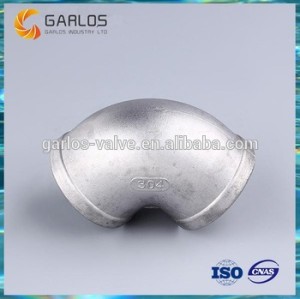 Stainless steel 316 pipe fitting screwed elbow