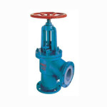 Cast Iron PTFE Lining Angle Stop Valve