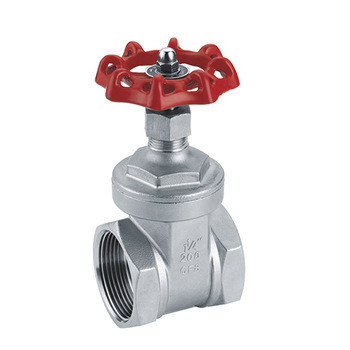 Wheel handle hiding stem screw type gate valve