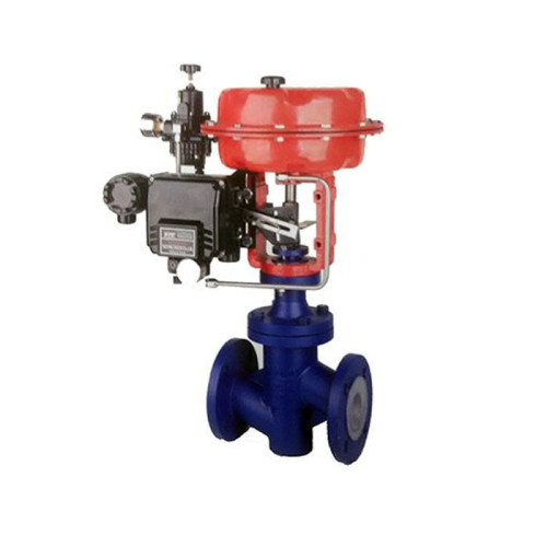 Pneumatic lining ptfe temperature pressure flow control valve