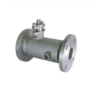 Steam jacketed insulation 2 inch WCB flanged ball valve