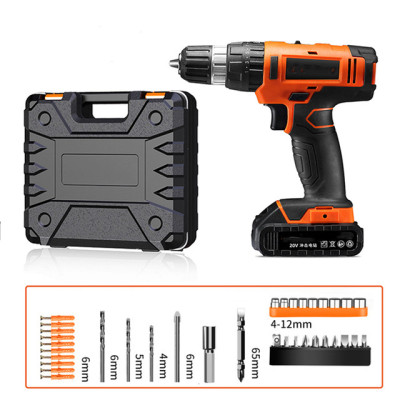 Power Tools Set Drill bit Screwdriver Electric Cordless wireless Drill Driver Combo With Battery 18v 20v