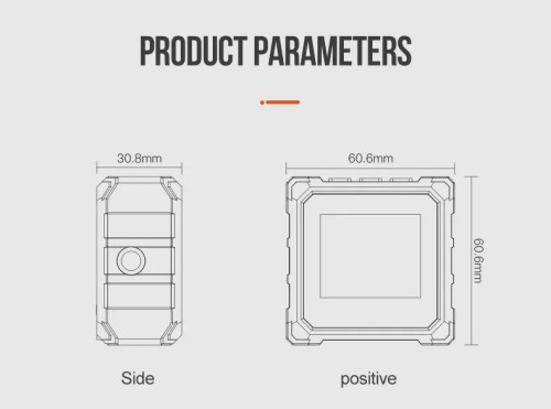 Digital Inclinometer Level Protractor Magnetic Electronic Level Spirit Box 360 Degree Mini Electronic Digital Protractor