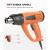 Heat Tools Hot Air Gun Temperature Auto Control Mini Heat Gun Hot Shrink Wrap Gun