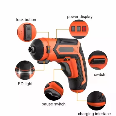 4.2V Lithium Multi Function Mini Electric Cordless Screwdriver