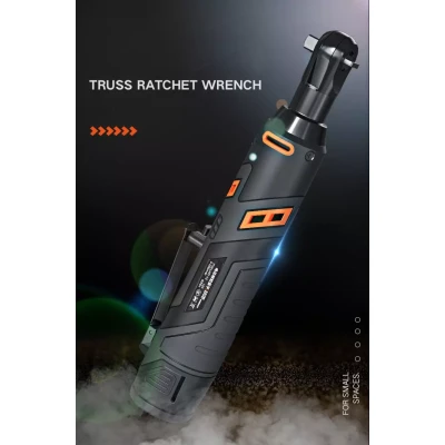 12V Multifunctional Ratcheting Socket Wrench Set 3/8 Inch Electric Cordless Ratchet Wrench