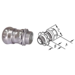 EMT Electrical conduit fitting Steel Compression Connectors