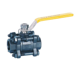 3pcs WCB carbon steel ball valve