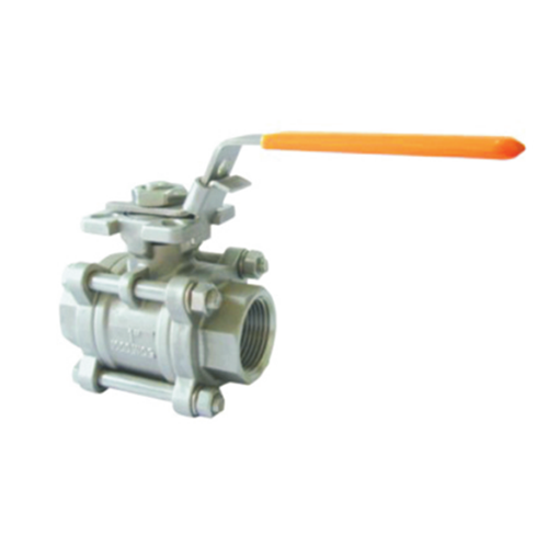 Handle 3 PC stainless steel high mounting pad ball valve