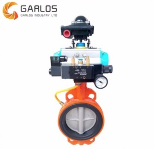 SS 316 Pneumatic Wafer butterfly valve