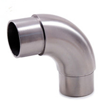 China Manufacturer 304 316L Stainless Steel Fittings Round 90° Tube Connector