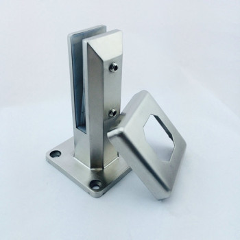 316L Satin Finish Square Glass Spigot