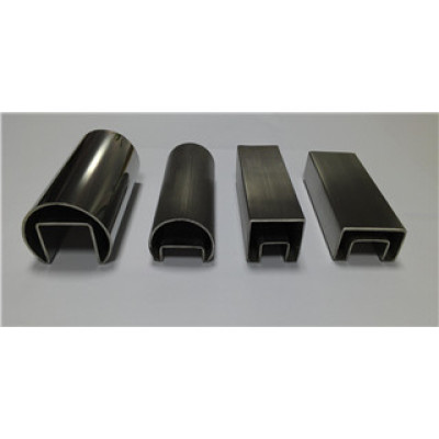 304  Mirror Finish Stainless Steel Slot Tube