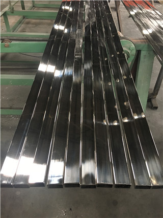 Tubo cuadrado de encargo del acero inoxidable de la decoración 304 polacos