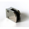 Stainless Steel Handrail System Glass clamp 40x50 flat mount