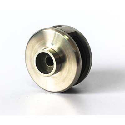 Stainless Steel Railing System Round Glass Clamp End