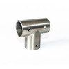 Satin Finish Three Way  Stainless Steel Tube Connector