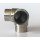 Satin Finish Three Way Stainless Steel Tube Connector