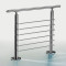 Stainless Steel Glass Balustrade Post Floow Mount