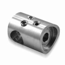 connector for glass wall fitting