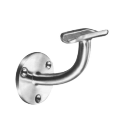 304 Mirror Finish Handrail Bracket with Smooth Angle