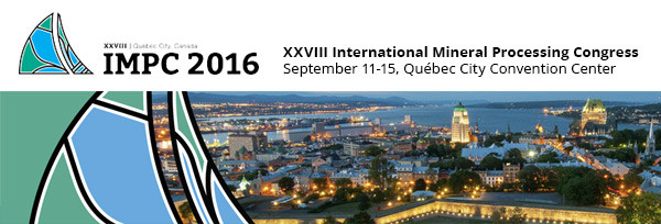 2016 INTERNATIONAL MINERAL PROCESSING CONGRESS (IMPC 2016)