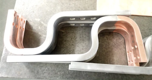 Titanium Copper clad bending punching busbar
