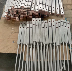 Titanium clad Copper welding pieces