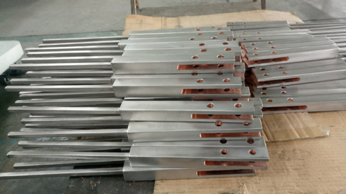 Titanium clad Copper welding pieces