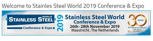 Dutch stainless steel world exhibition 2019（November 26th to November 28th）