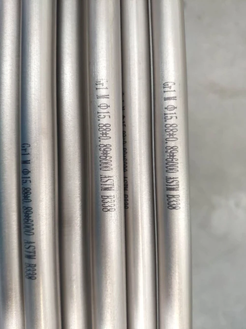 ASTM B338 Titanium seamless tube