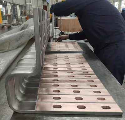 Titanium Copper clad bending punching busbar