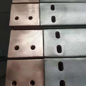 Titanium clad copper machining parts