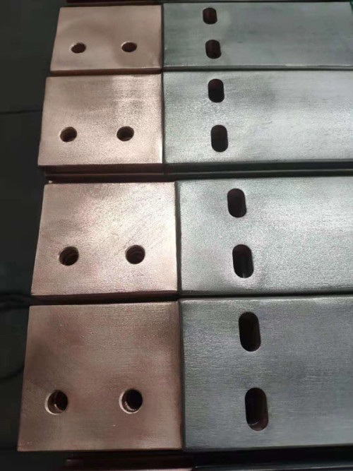 双层金属复合材料—钛包铜打孔铣削成型件