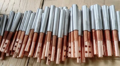 Titanium clad Copper Rod