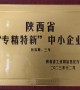 陕西省“专精特新”中小企业证书