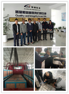 CHANG  CHUN  PETROCHEMICAL CO.,LTD. came to our company to inspect the products of Titanium Clad Copper Busbar successfully.