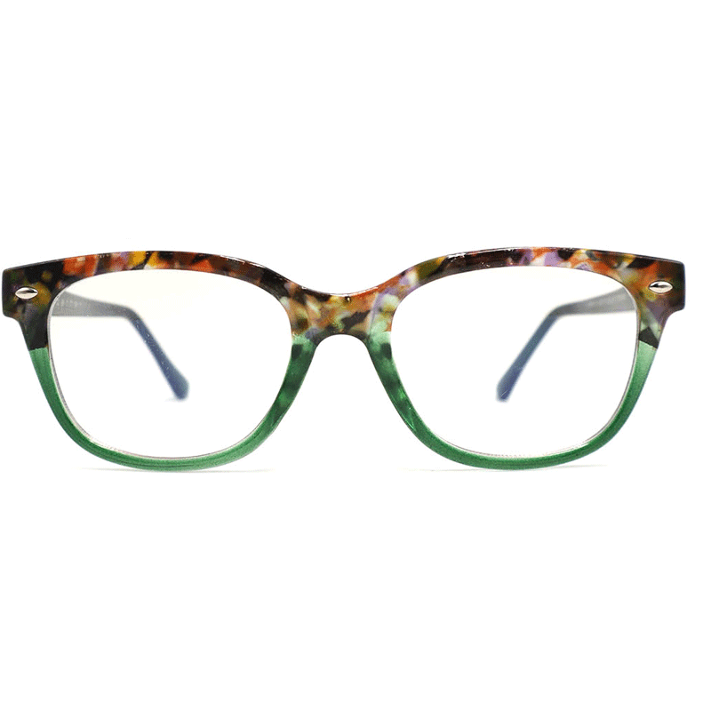 Retro Vintage CP Injection Acetate Glasses Fashion Pattern Reading Glasses