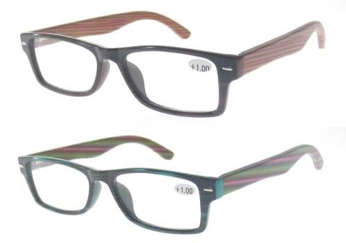 Colorful Wood reading glasses