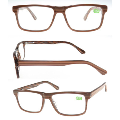 Acetate reading glasses of progressice lens