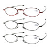 Women Metal folding reading glasses with case
