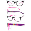 Teenager acetate optical frame with colorful temple Support customization 16K121A