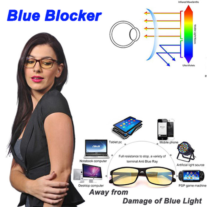 Anti-blue acetate adults and kids optical frame