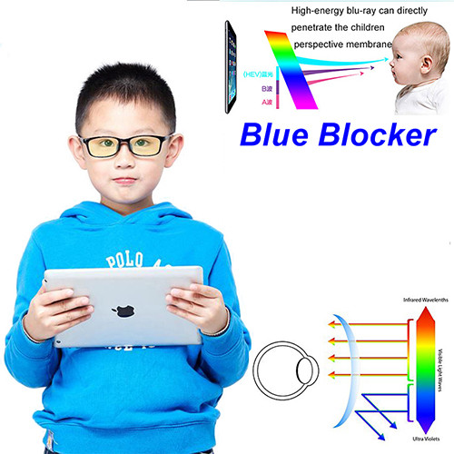 Anti-blue  acetate adults and kids optical frame