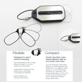 Wholesale reading glasses without arms Folding reading glasses Mini Clic Reading glasses