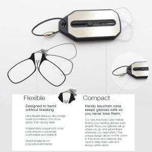 Wholesale reading glasses without arms Folding reading glasses Mini Clic Reading glasses