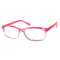 Progressive pink color women fashion Optical Frame with metal spring hinge Support customization