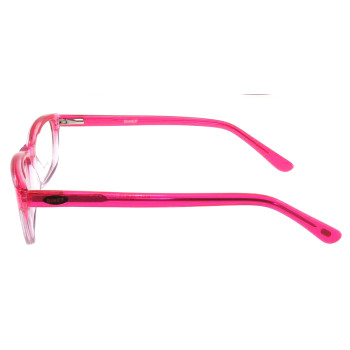 Progressive pink color women fashion Optical Frame with metal spring hinge Support customization