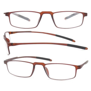 2018 Reasun Light weight soft tr90 plastic reading glasses with plastic spring hinge