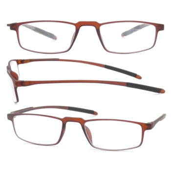 2024 Reasun Light weight soft tr90 plastic reading glasses with plastic spring hinge Support customization